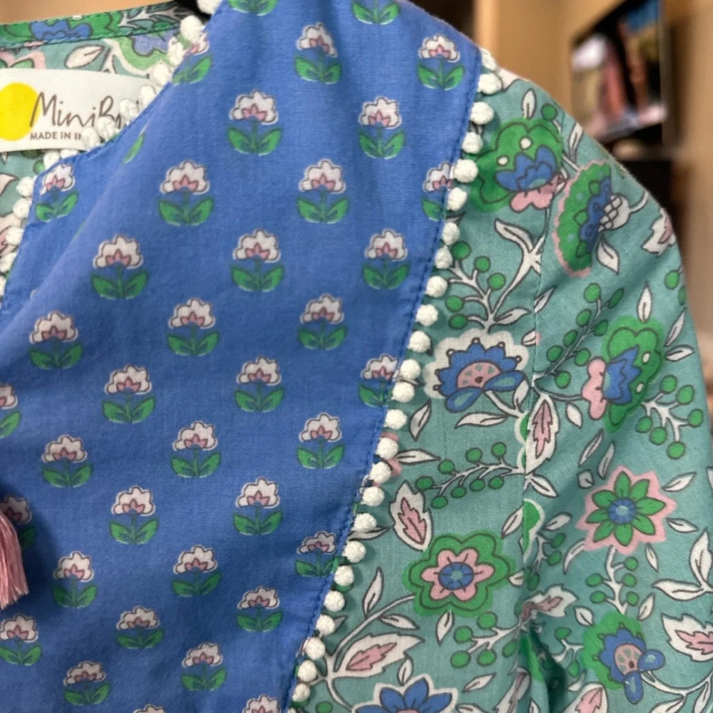 Mini Boden Girls Block Print Caftan - Picture 7 of 9